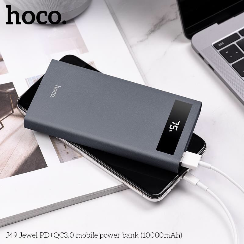 [ Giá siêu rẻ,chính hãng ] PIN Sạc Dự Phòng Hoco J49 Hỗ trợ sạc nhanh QC3.0 - 10.000 mAh - 11 PRO MAX