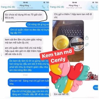 [sỉ lẻ] Kem tan mỡ CENLY