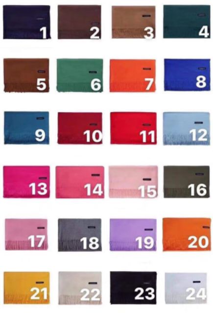 Khăn quoàng cổ mẫu