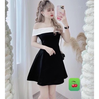 [Hoả tốc] Đầm Bẹt Vai Quảng Châu