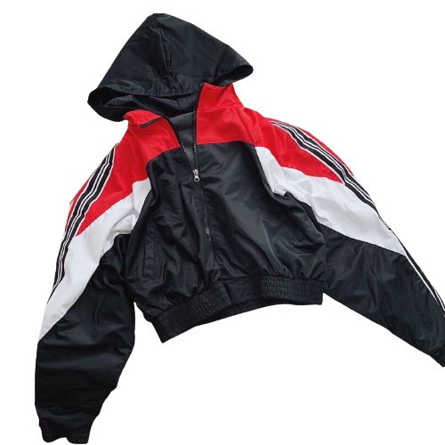 ÁO KHOÁC DÙ NỮ 2 LỚP - THIẾT KẾ CÁNH DƠI FORM CROPTOP CÁ TÍNH