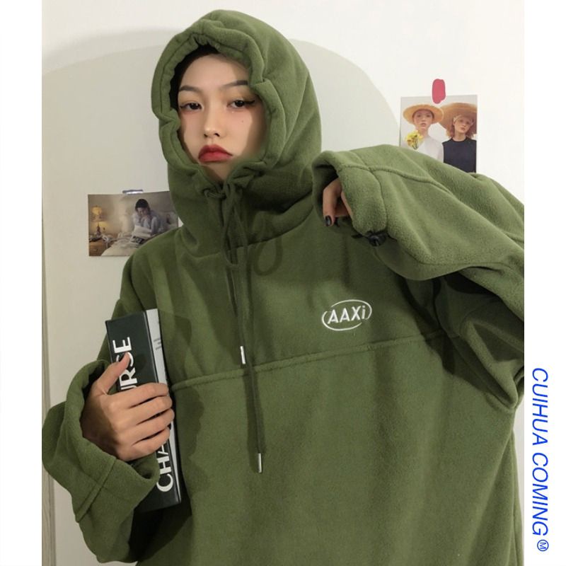 (order) Áo hoodie chất lông form rộng Quảng Châu kèm hình thật | BigBuy360 - bigbuy360.vn