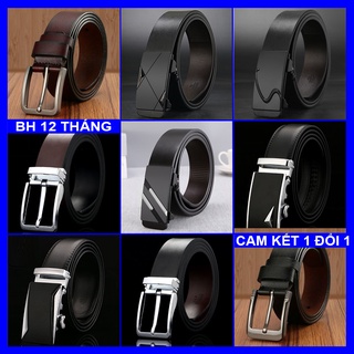 Thắt lưng nam cao cấp shop Vicenzo da xịn, dây nịt lưng nam có hộp đựng Bảo hành Cam kết 1 đổi 1