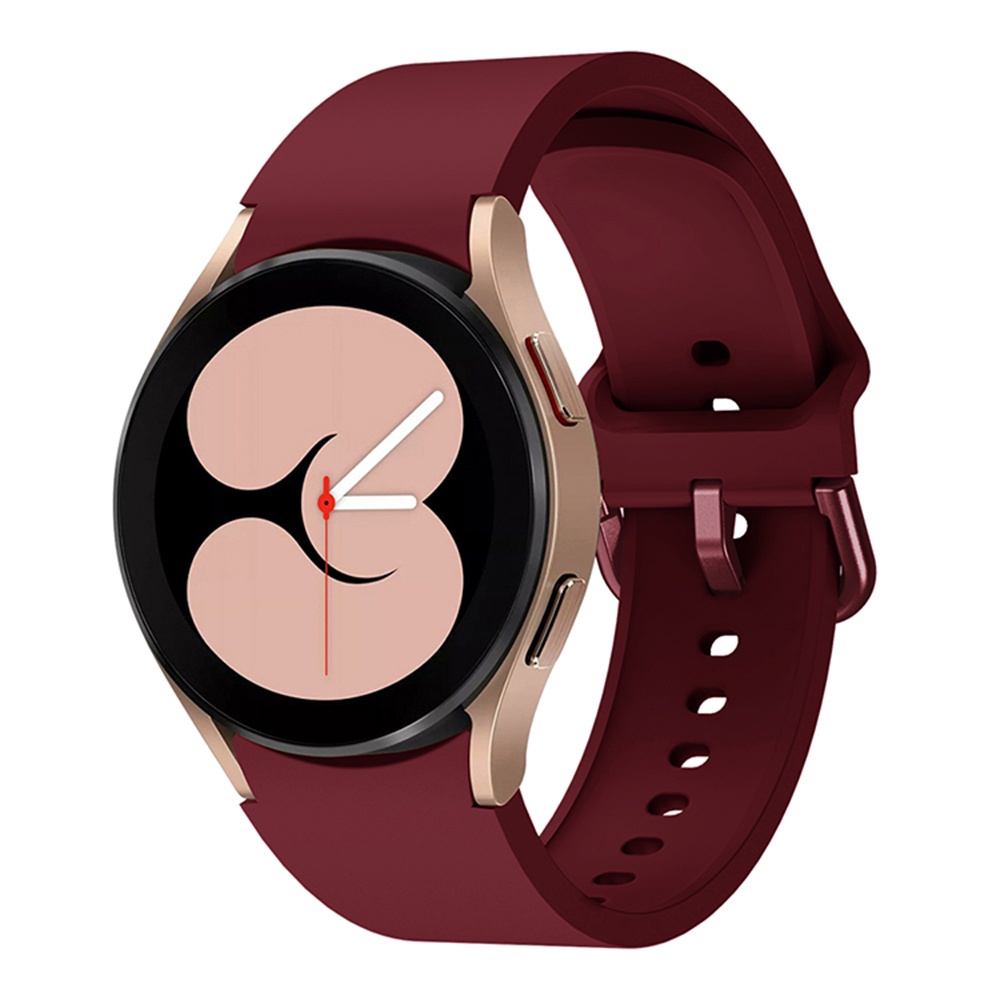 Dây đeo đồng hồ thay thế bằng silicon cho Samsung galaxy watch 4 40mm 44mm / watch 4 classic 46mm 42mm