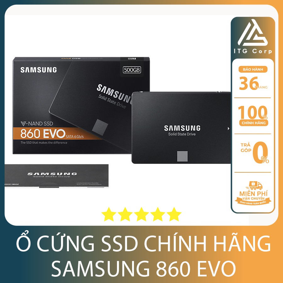 Ổ Cứng SSD Samsung 860 Evo 250GB/500GB - Hàng Chính Hãng