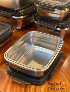 Hộp đựng thực phẩm Inox 304 (hàng có sẵn)