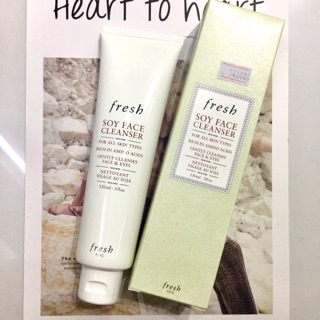 Sữa rửa mặt fresh soy