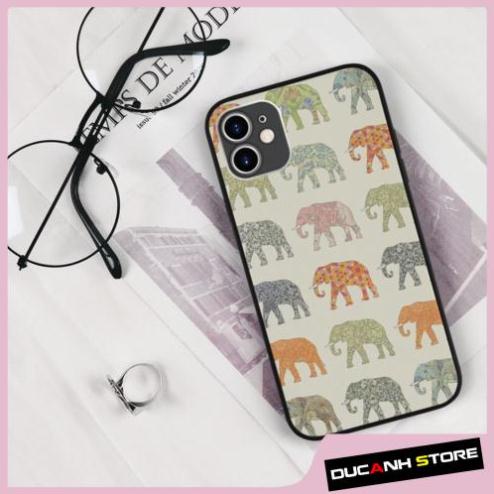 Ốp lưng iphone SAMSUNG elephants collage art kinetic art cute mềm  cho các dòng iPhone PAP20210931