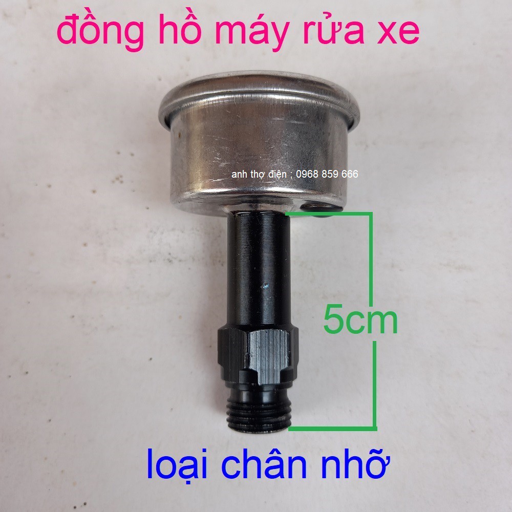 ĐỒNG HỒ ĐO ÁP LỰC NƯỚC MÁY XỊT RỬA CAO ÁP - PHỤ KIỆN MÁY RỬA XE