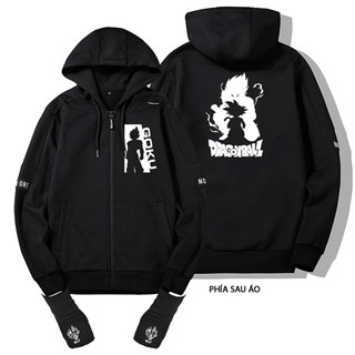 Áo khoác Hoodie, bao tay Dragon Ball Songoku