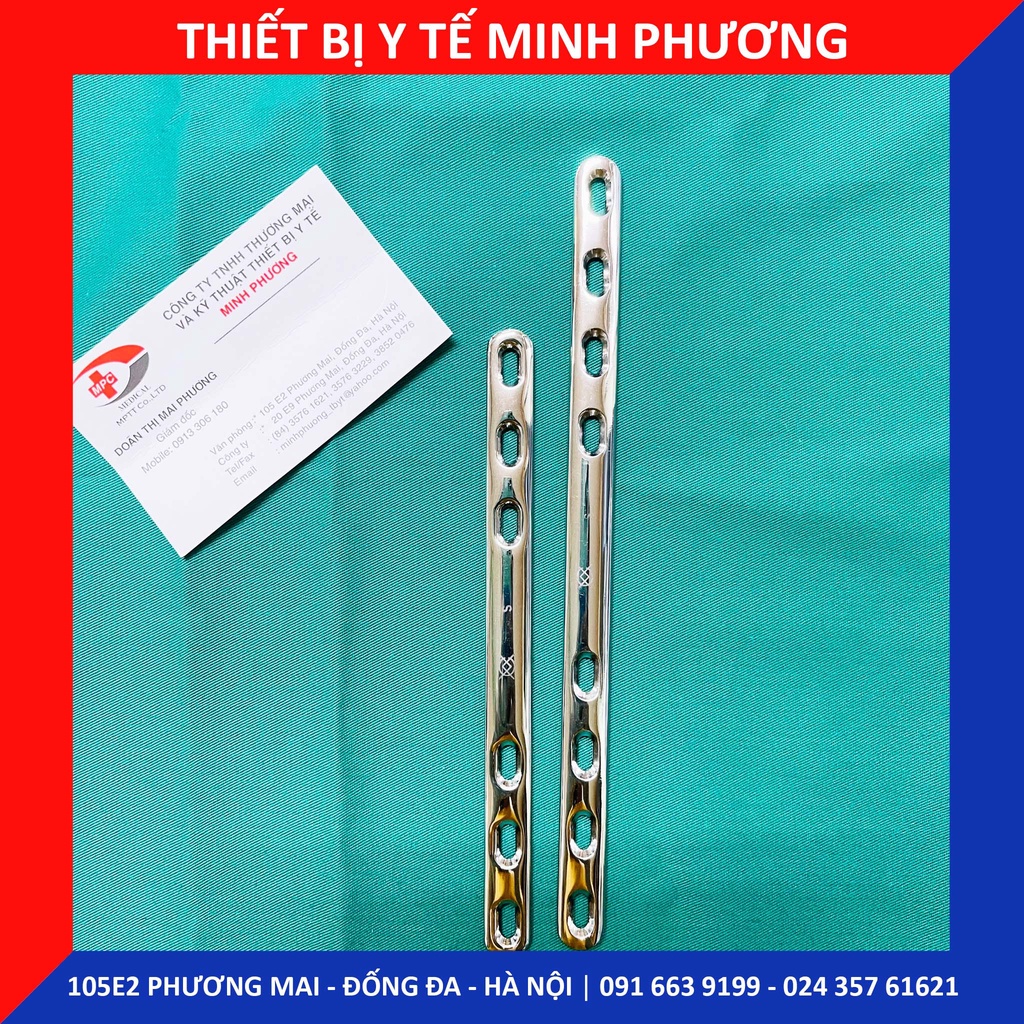 Nẹp bản vừa 6, 8 lỗ bắc cầu dài các size