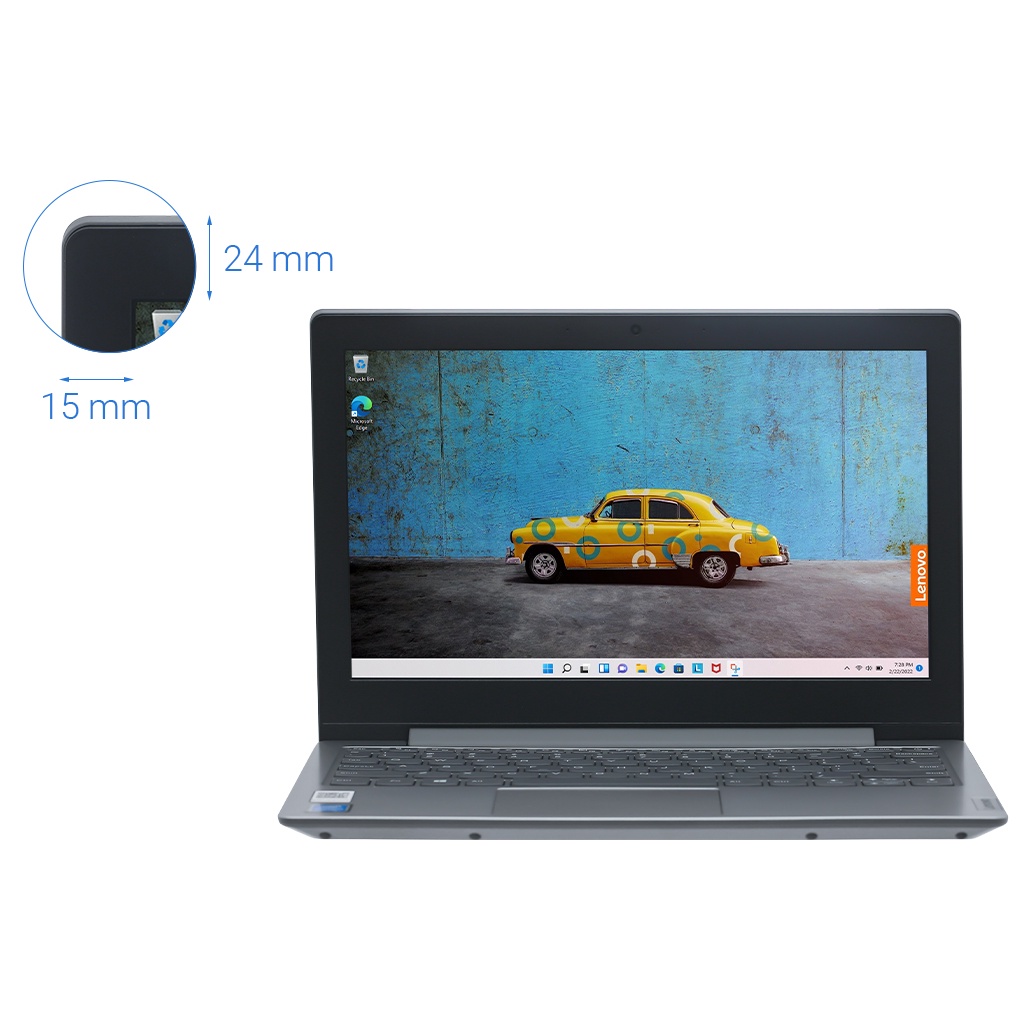Laptop Lenovo Ideapad 1 11IGL05 N5030/4GB/256GB/11.6"/Win11//Xám