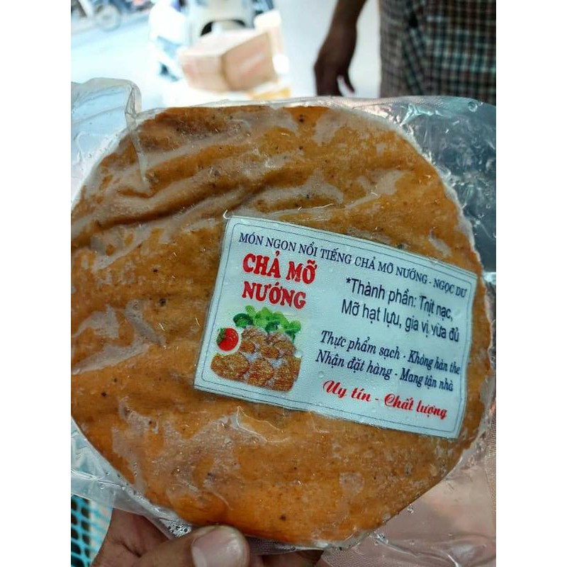 CHẢ MỠ NƯỚNG 500G