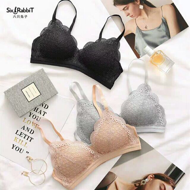 Áo lót đệm mỏng ren hoa đào 34-36-38 | BigBuy360 - bigbuy360.vn