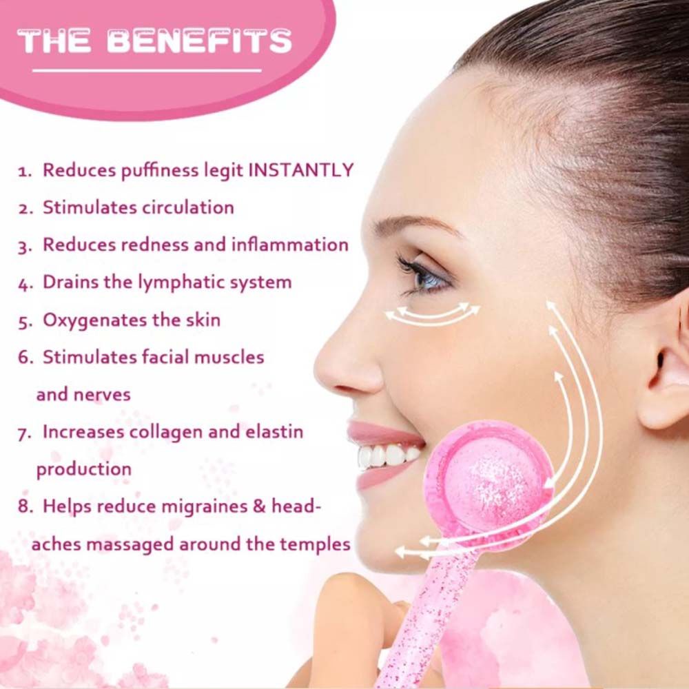 [Hàng mới về] Dụng cụ quả cầu lăn massage ngừa lão hóa chăm sóc làm đẹp đa năng