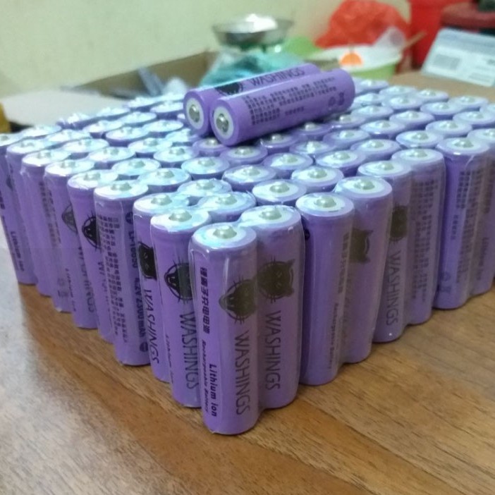 PIN SẠC LITHIUM ION 18650 4.2V (2300mAh ) WASHINGS, Pin sạc 4.2V, Pin Washings