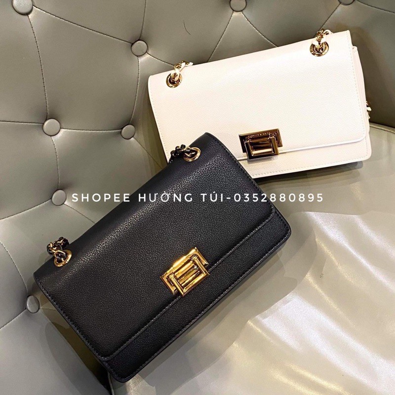Túi Cê Kaa khoá gập da trơn size 22 loại đẹp(không hộp