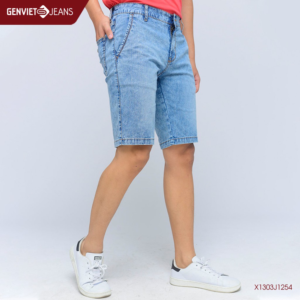 Quần Ngố Jeans Nam Genviet X1303J1254