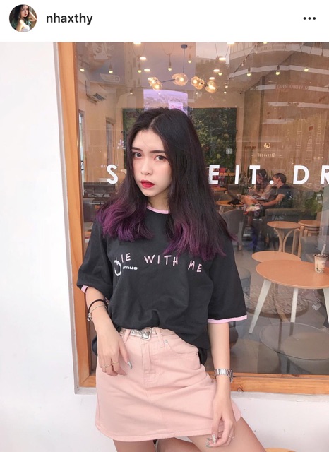Chân váy denim ngắn dáng chữ A 4 màu | BigBuy360 - bigbuy360.vn