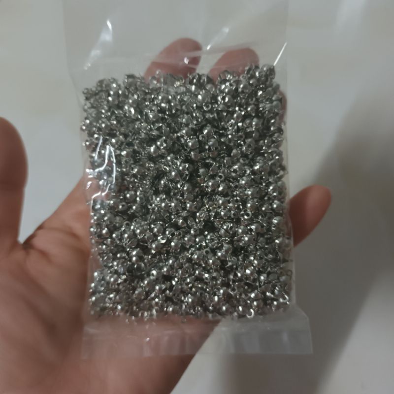 1 bịch 10 charm sò kẹp dây che nút thắt làm handmade