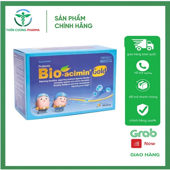 Cốm vi sinh Bio-acimin Gold tiêu hóa khỏe - trẻ ăn ngon, cải thiện biếng ăn suy dinh dưỡng