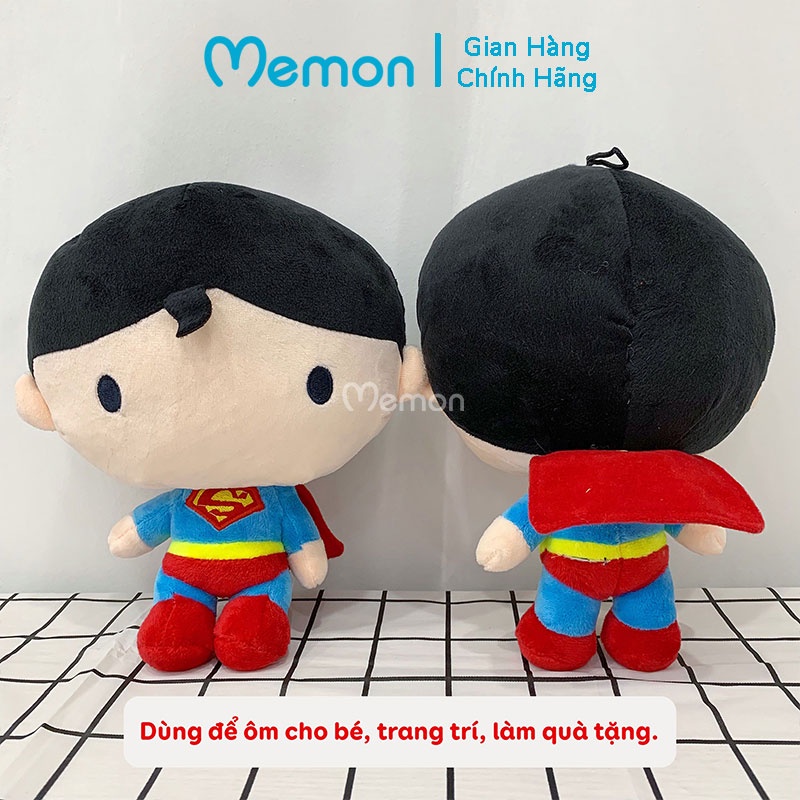 [Mã LIFEM1 giảm 50k đơn 99k] Gấu Bông Superman Siêu Nhân Anh Hùng Cao Cấp Memon