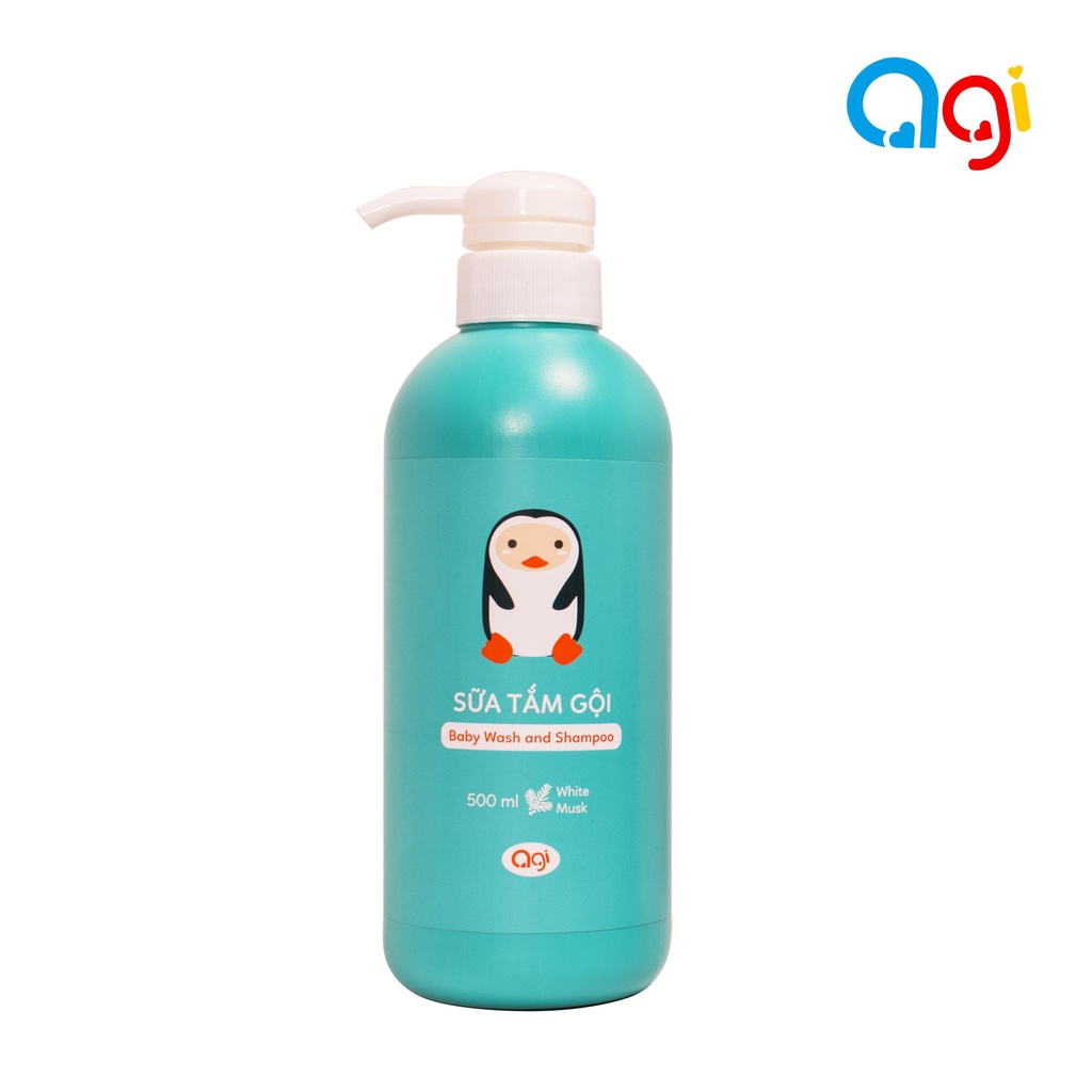 Chính hãng sữa tắm gội agi 500ml - ảnh sản phẩm 4