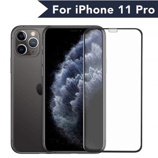 Kính Cường Lực iPhone 11 Pro Full Màn Hình / Chống Nhìn Trộm / Chống Vân Tay / Không Viền Màu / Ốp Chống Sốc