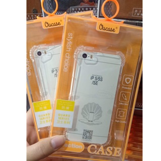 Ốp lưng dẻo trong suốt chống sốc cho iphone5/5s