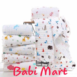 Khăn tắm xô 6 lớp cho bé-chăn xô 6 lớp cho bé