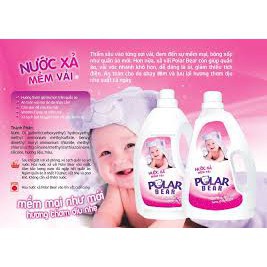 NƯỚC XẢ VẢI POLAR BEAR 2,9KG