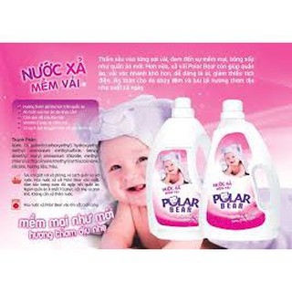 NƯỚC XẢ VẢI POLAR BEAR 2,9KG