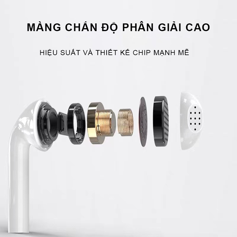 Tai nghe có dây nhét taiđầu jack 3.5 kết nối điện thoại laptop PC Tai Nghe Gaming Có Dây Nhét Tai Chơi Game Chống Ồn Có