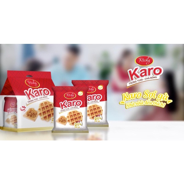 Bánh mì trứng tươi Karo sợi gà