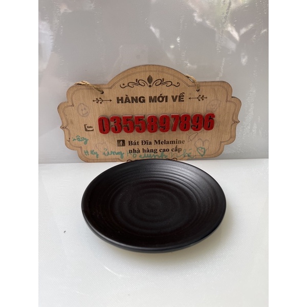 Đĩa Tròn Melamine 15cm
