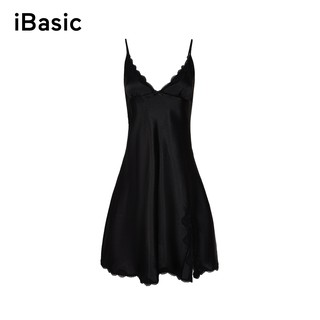 Đầm Ngủ Satin Xẻ Đùi Satin iBasic SW010