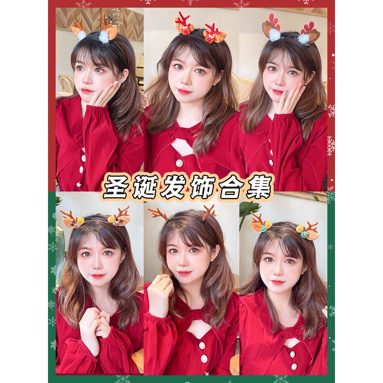 Kẹp Tóc Giáng Sinh, Noel Hình Cây Thông, Tuần Lộc,... Dễ Thương