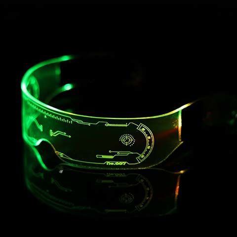 ﺴ﹍Kính dạ quang LED khoa học viễn tưởng Bengdi Douyin bar Hộp đêm không dây đầy màu sắc và mát mẻ tạo tác biểu d
