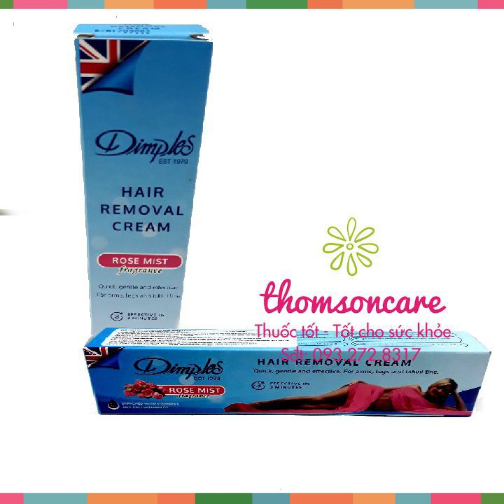 Kem tẩy lông Dimple hair - nhập khẩu từ Anh Quốc - an toàn cho da | BigBuy360 - bigbuy360.vn