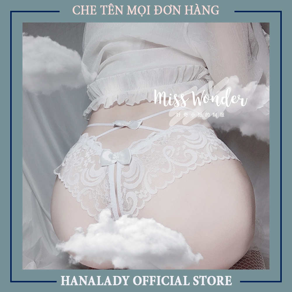Quần lót lọt khe ren sexy, lọt khe hở đáy cột dây quyến rũ gợi cảm L016