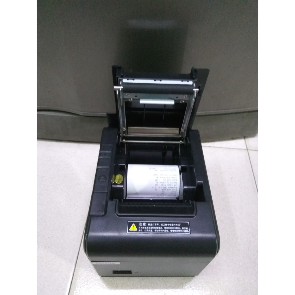 Máy in hóa đơn Xprinter XP - Q200 cổng kết nối usb - Sản Phẩm + Tặng kèm 3 cuộn giấy in bill