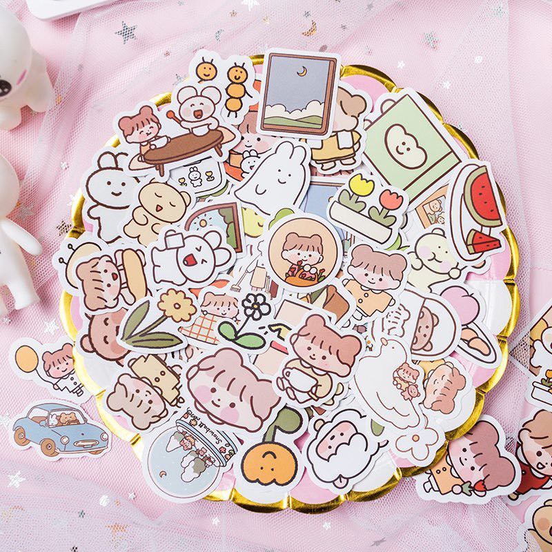 ❤️FREE SHIP❤️ Set 20 sticker dán hình siêu siêu dễ thương ❤️