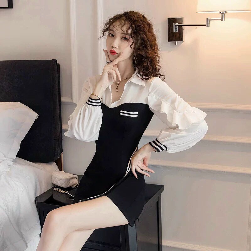 sét áo phối sơ mi + quần short