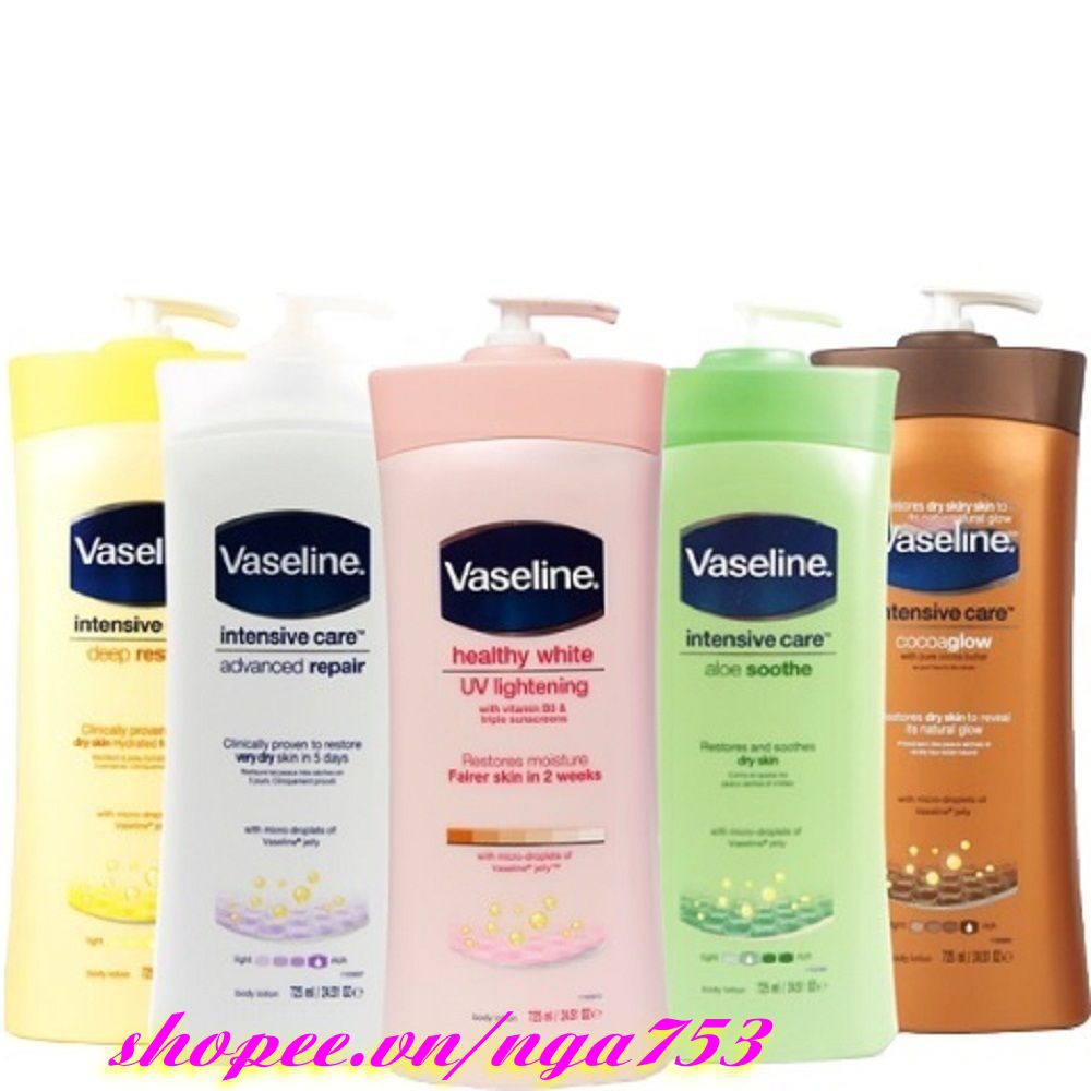 Sữa Dưỡng Thể Vaseline 725ml - Màu Xanh 100% Chính Hãng shop 99K cung cấp và bảo trợ.