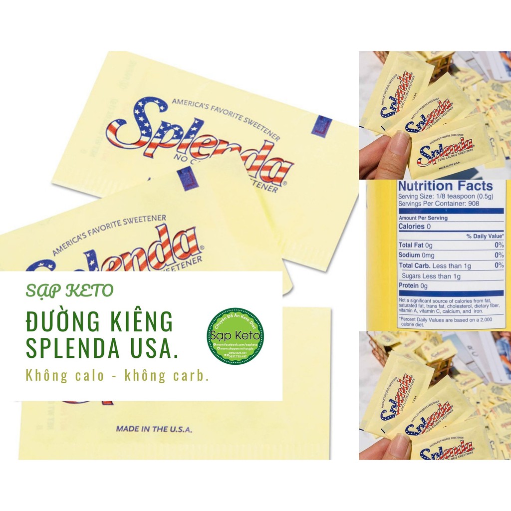 100 gói đường kiêng Splenda
