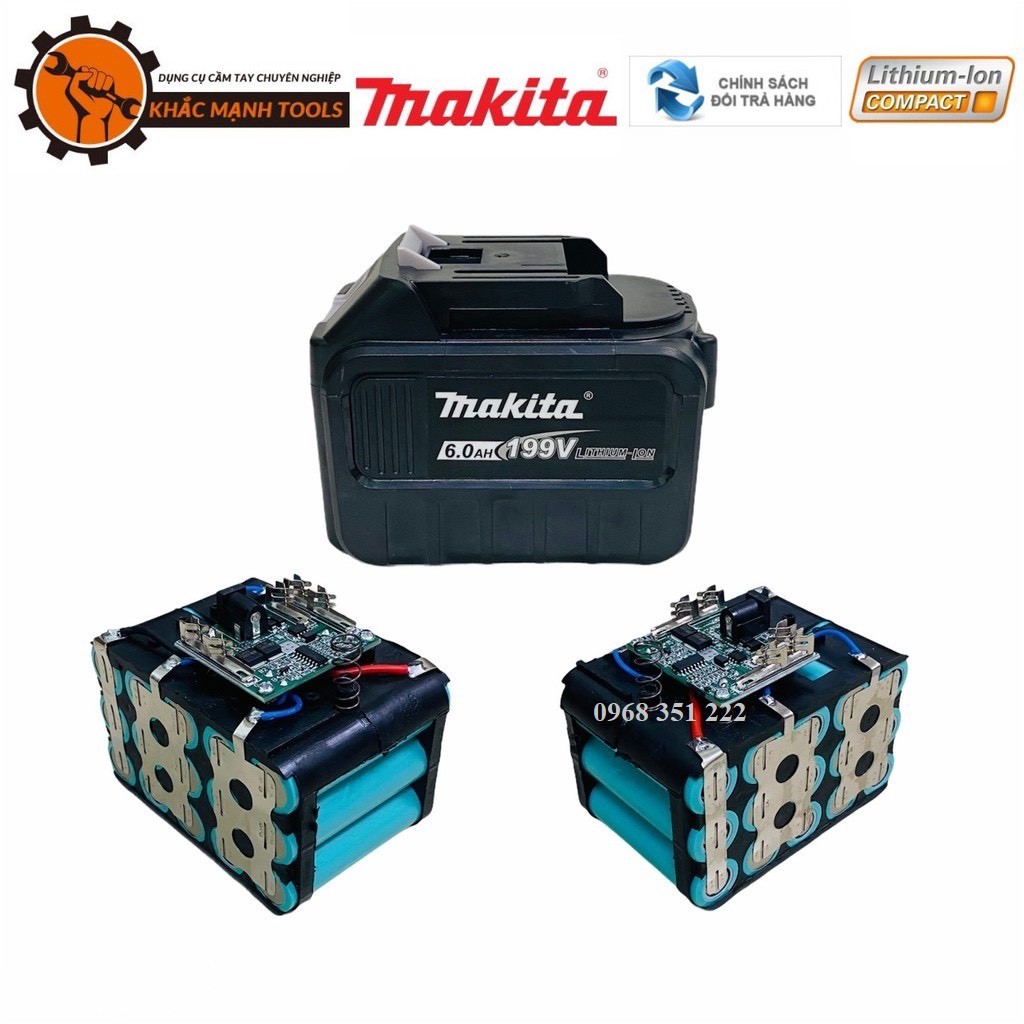 Pin MAKITA 15 Cell Đóng Sẵn Bảo Hành Lỗi Đổi Mới Trong 6 Tháng