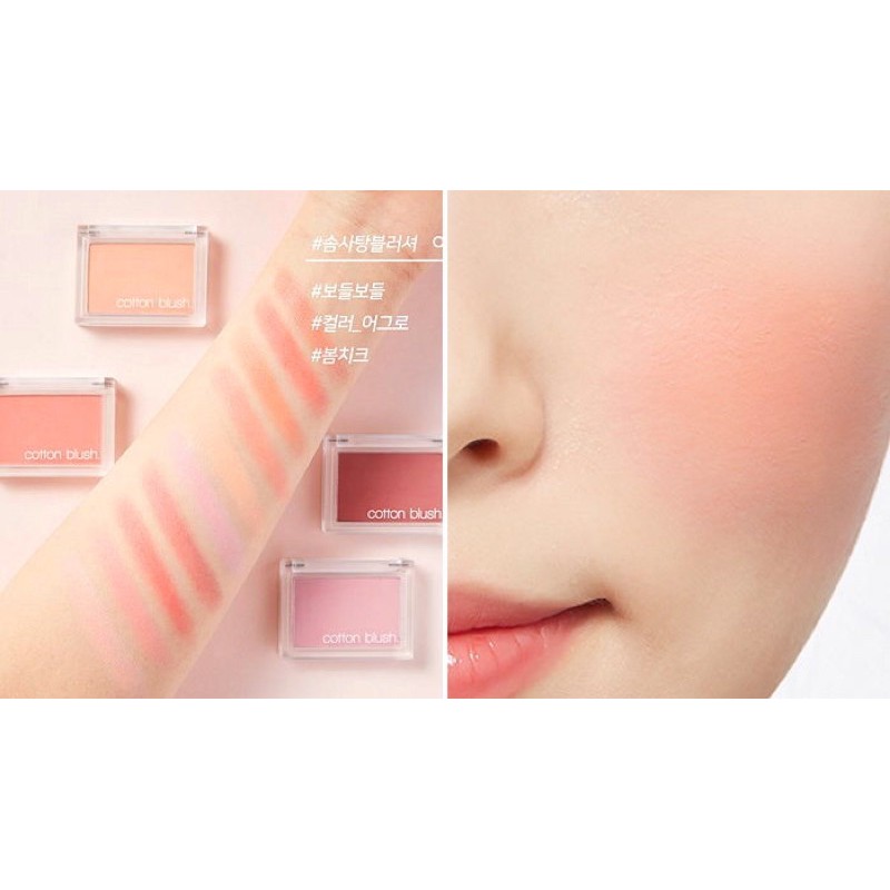 [ Missha ] Phấn má Cotton Blush 4g