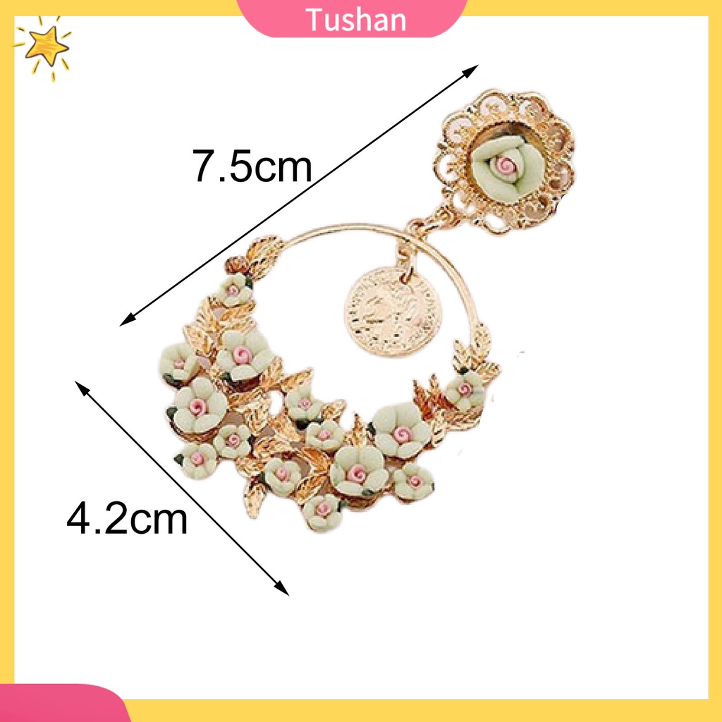 Khuyên tai nữ hình bông hoa thời trang