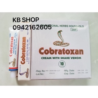 KEM XOA BÓP NỌC RẮN COBRATOXAN(20g) TRẠI RẮN ĐỒNG TÂM