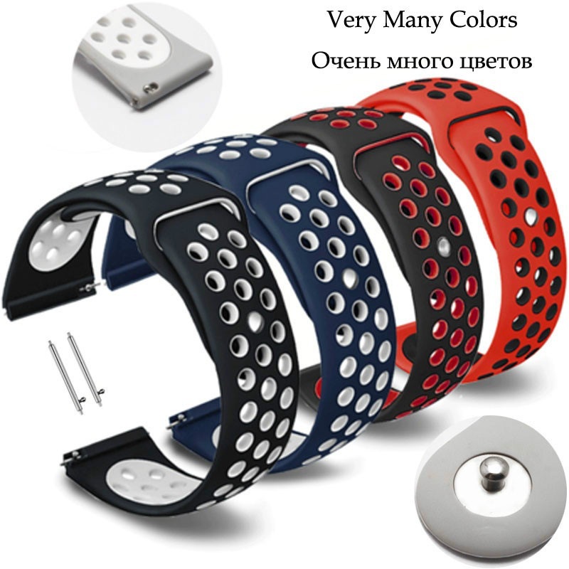 Dây đeo silicone nhiều màu sắc tùy chọn dành cho đồng hồ HUAWEI GT 3 46MM GT3 42MM GT 2 MAGIC WATCH 2 PRO 22MM 20MM